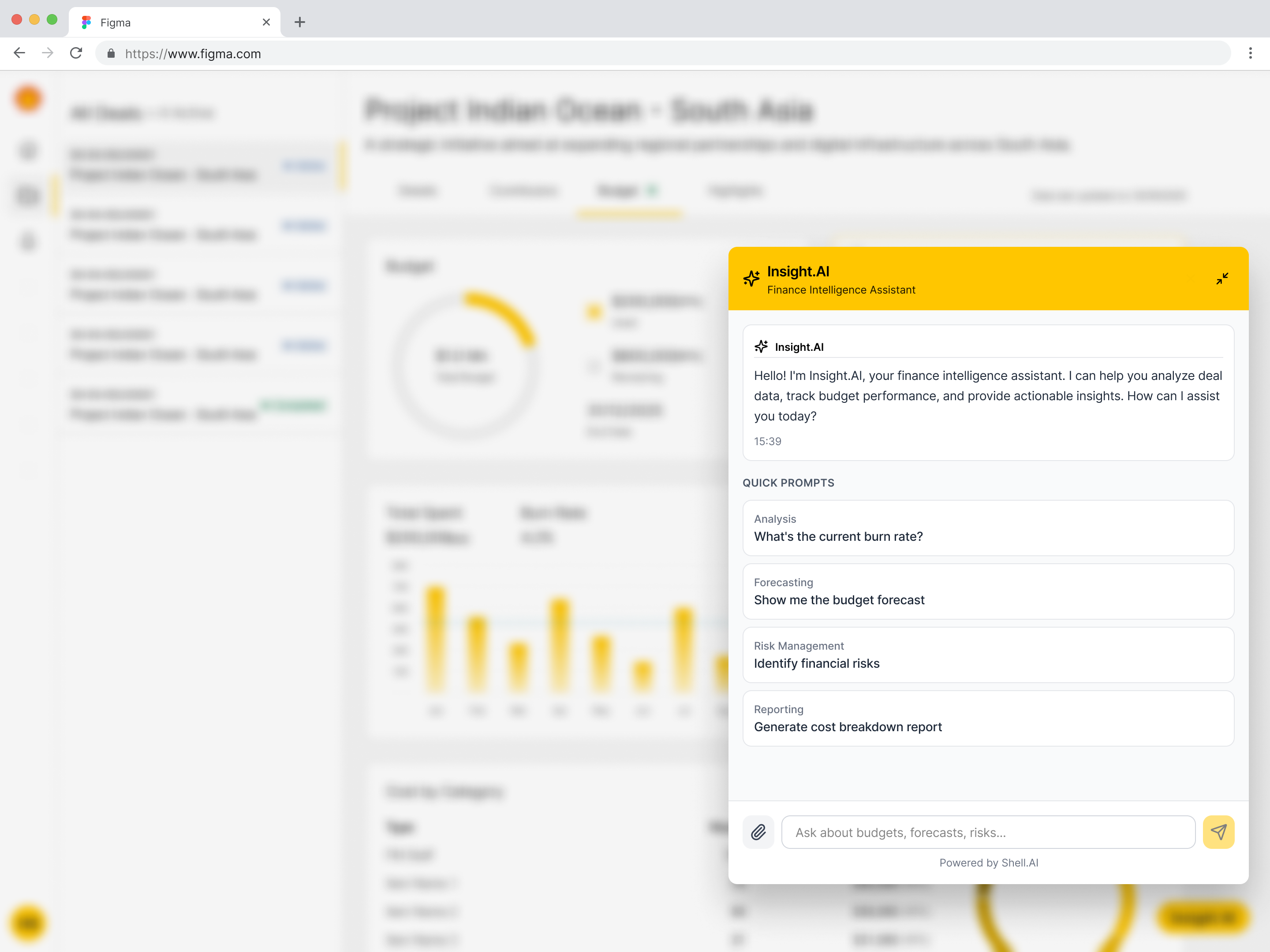 Insight.AI conversational finance intelligence assistant